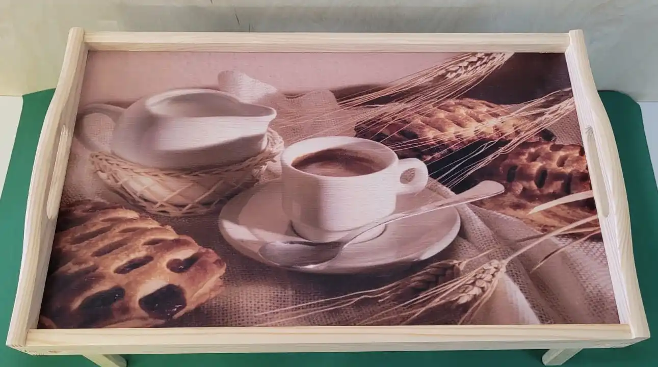 PIKUSA — поднос для завтрака, чайно-кофейная композиция
